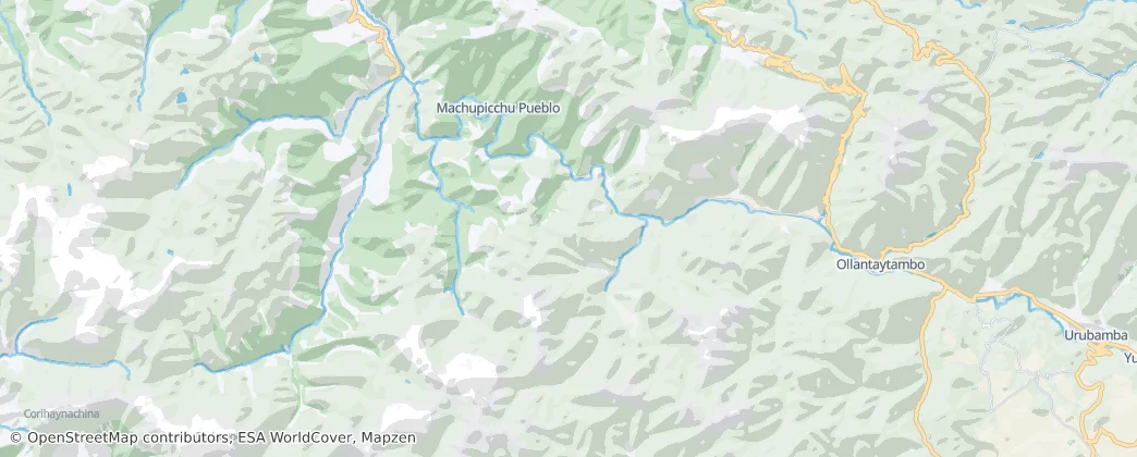 Machupicchu Historical Sanctuary — Map