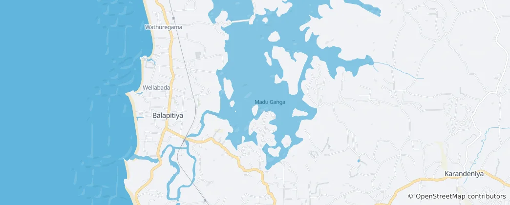 Map of Madu River