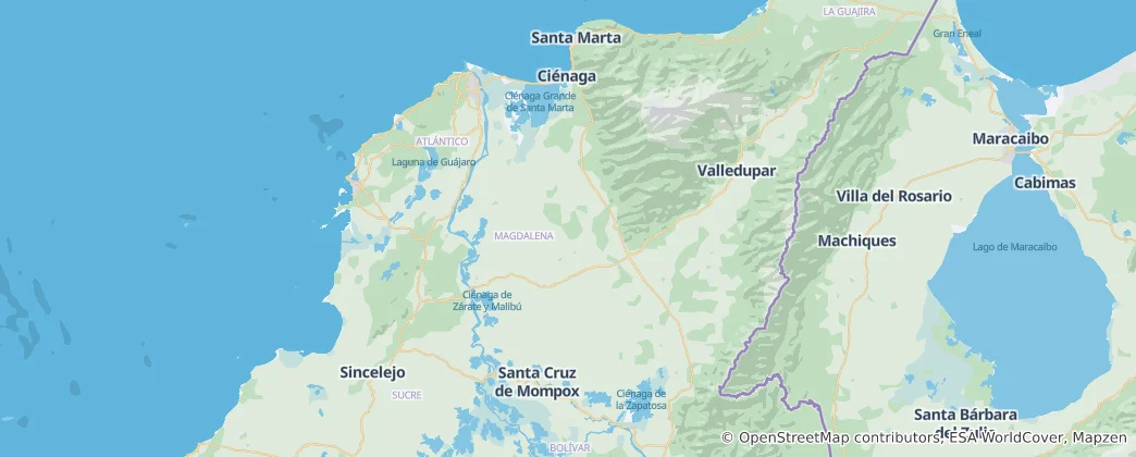 Mapa Magdalena