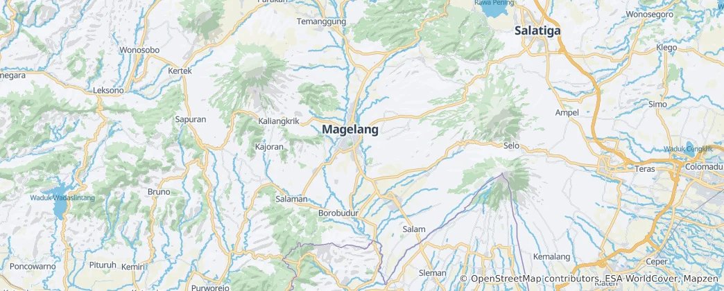 Map of Magelang