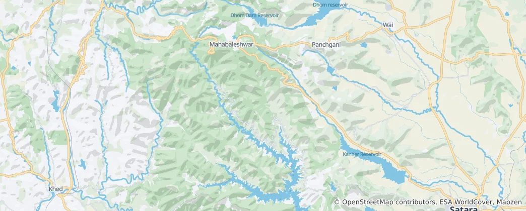 Map of Mahabaleshwar