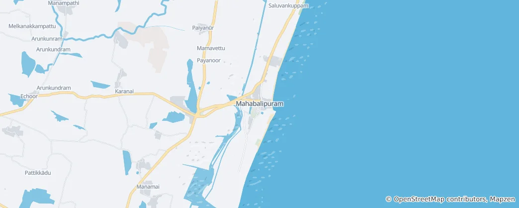 Mahabalipuram 지도