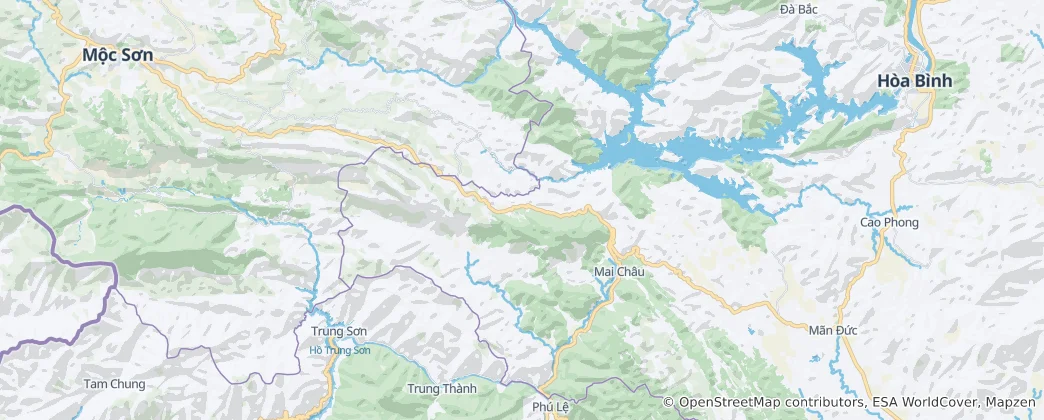 Mapa Mai Chau