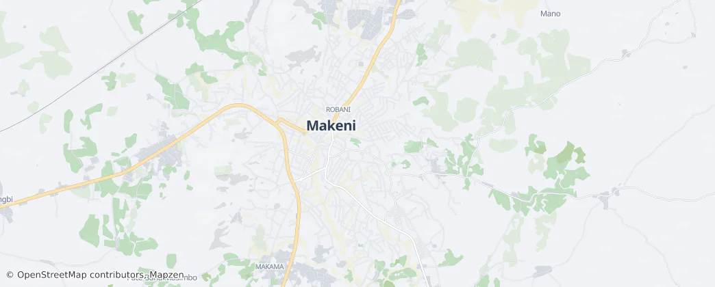Makeni — Map