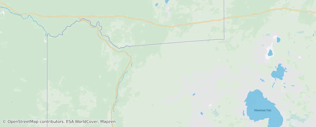 Makgadikgadi Pans National Park — Map