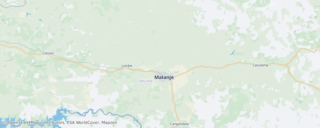 Malanje — Map