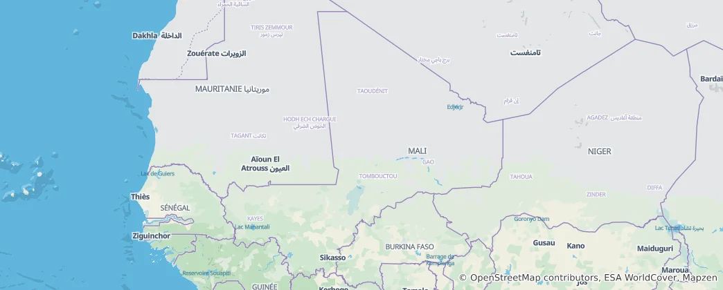 Map of Mali
