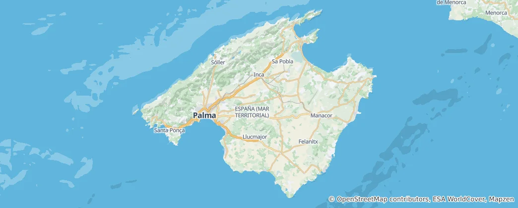 Mappa di Maiorca