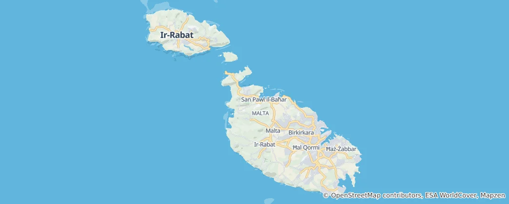 Map of Malta