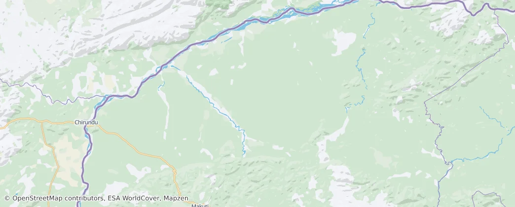 Mana Pools National Park — Map