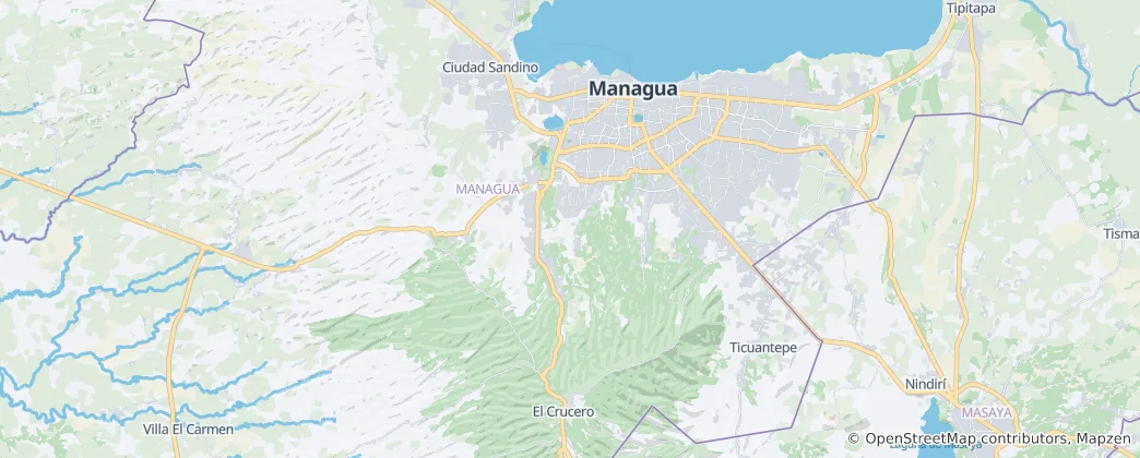 Map of Managua