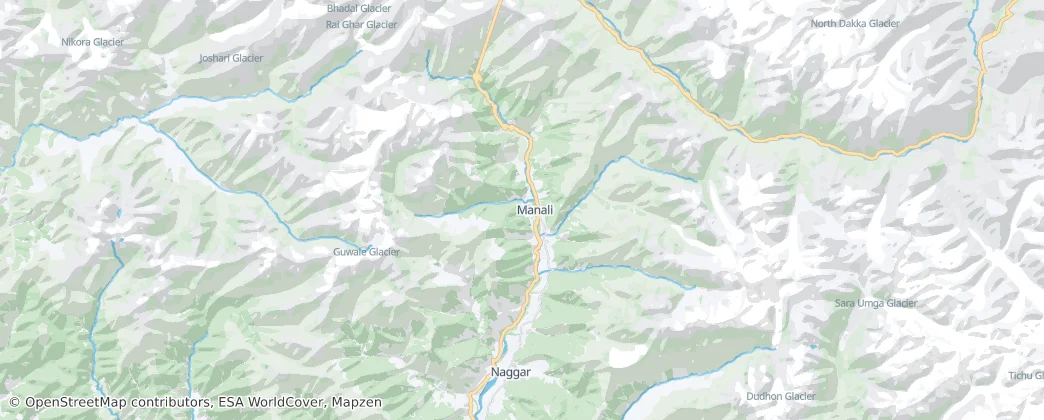 Manali — Térkép