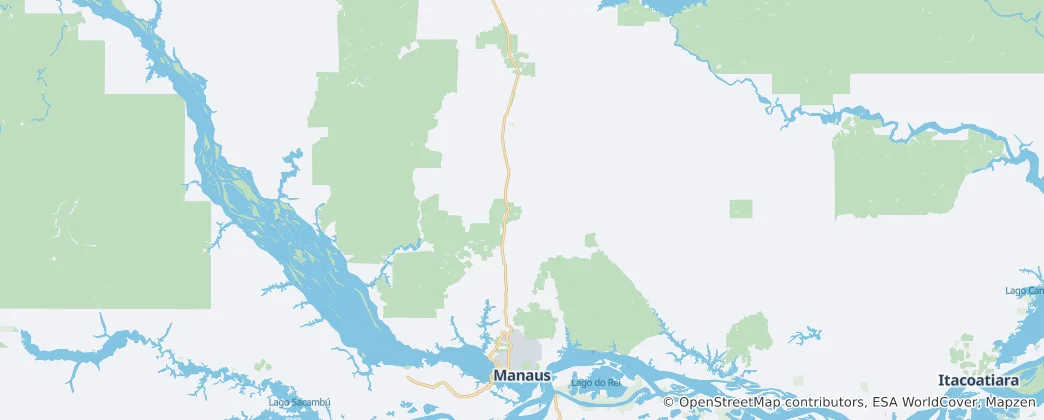 Map of Manaus