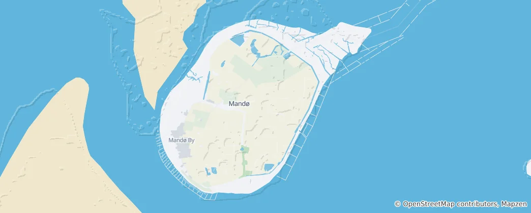 Carte de Mandø