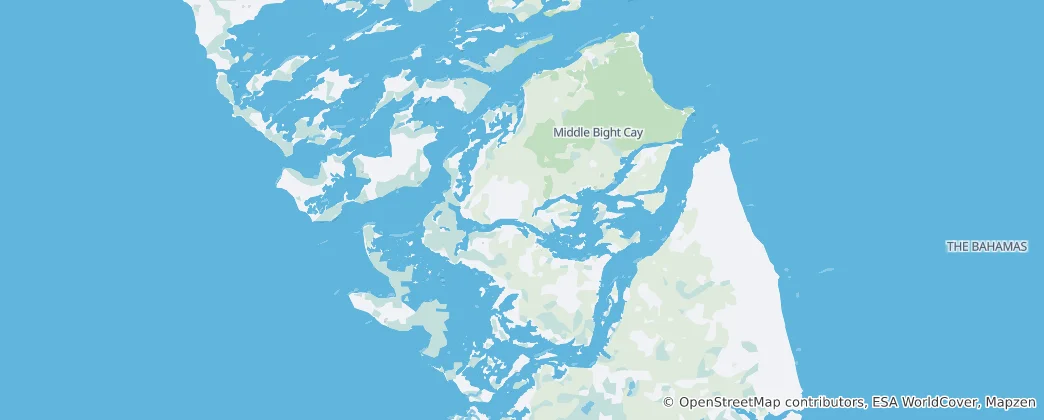 Mapa Mangrove Cay