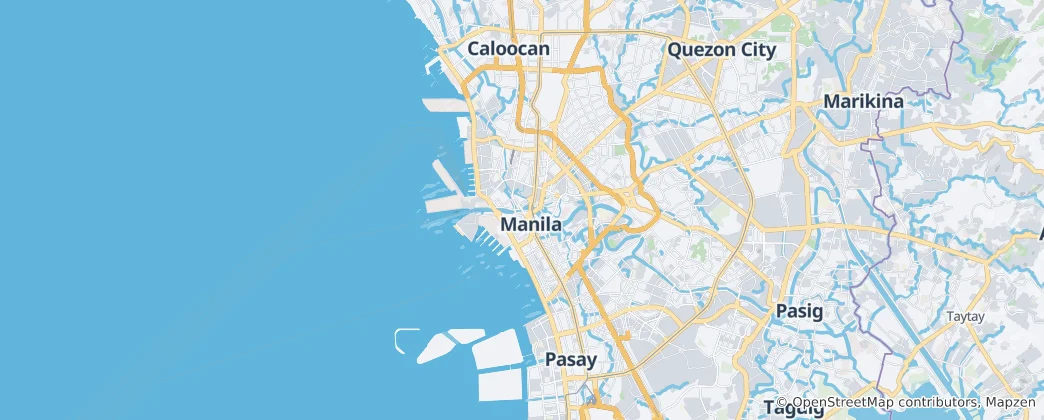 Map of Manila