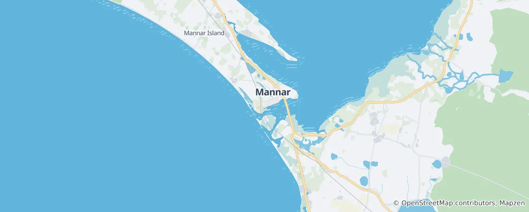 Térkép: Mannar Town