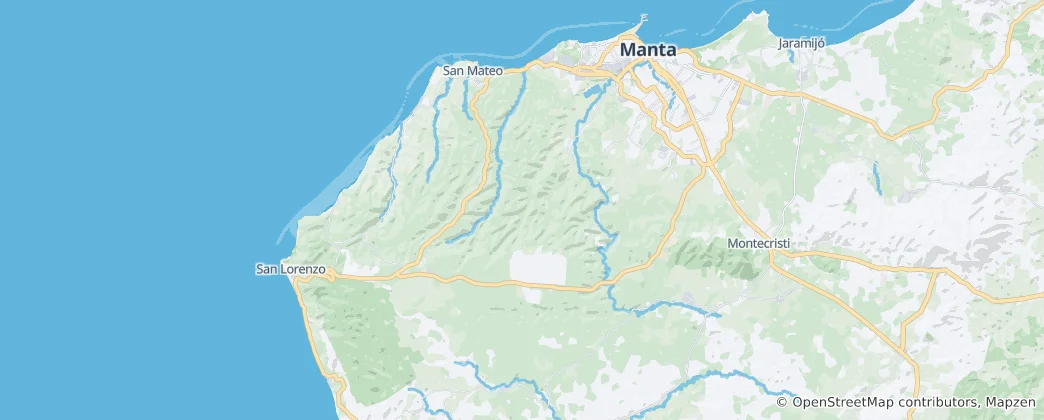 Manta Canton 지도
