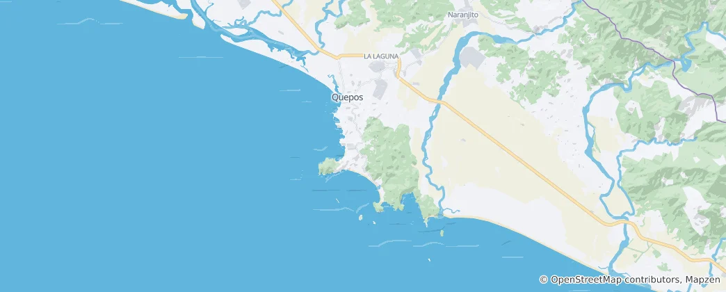 Map of Manuel Antonio