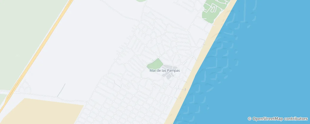 Mapa Mar de las Pampas