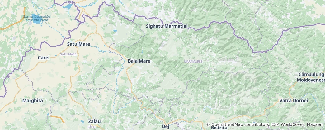 Карта Марамуреш