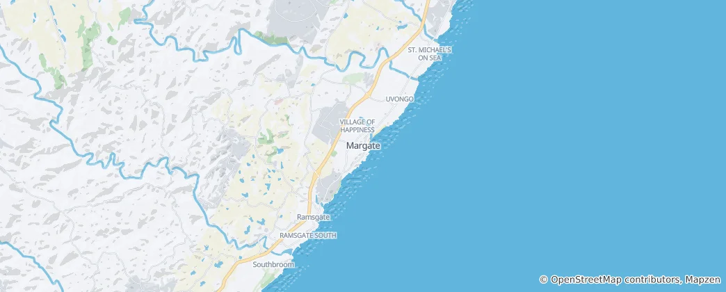 Mapa Margate