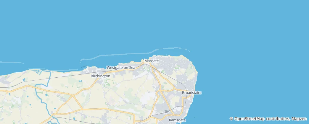 Mapa Margate