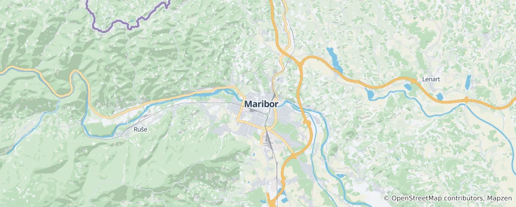 Map of Maribor