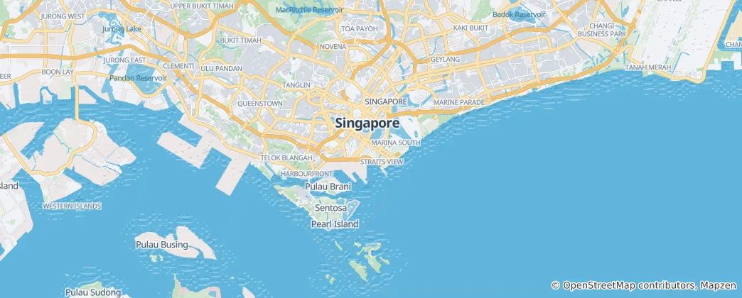 Map of Marina Bay