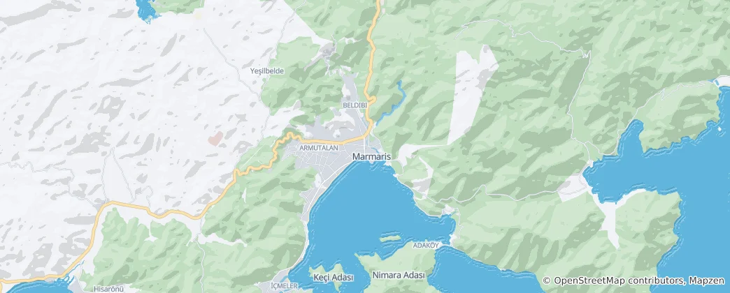 Térkép: Marmaris