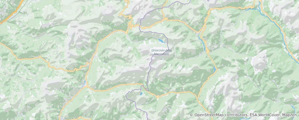 Map of Marmolada