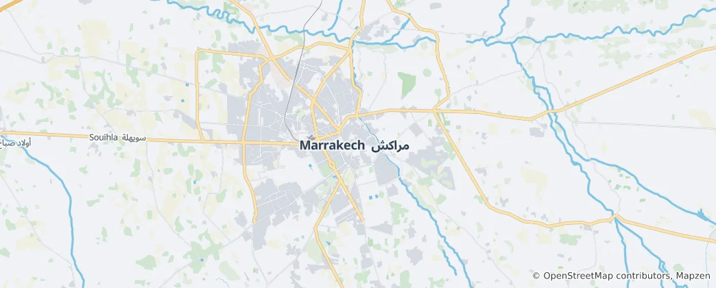 Mapa De Marrakech
