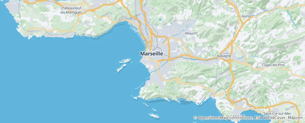 Mapa Marseille