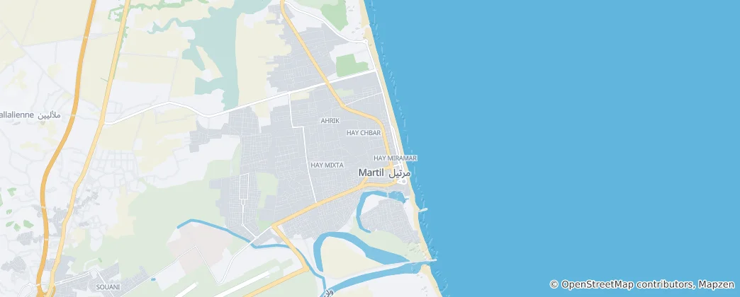 Map of Martil