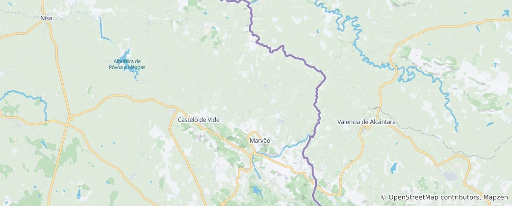 Mappa di Marvão