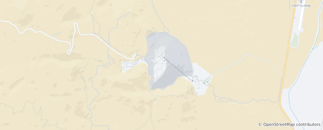 Mappa di Masada National Park