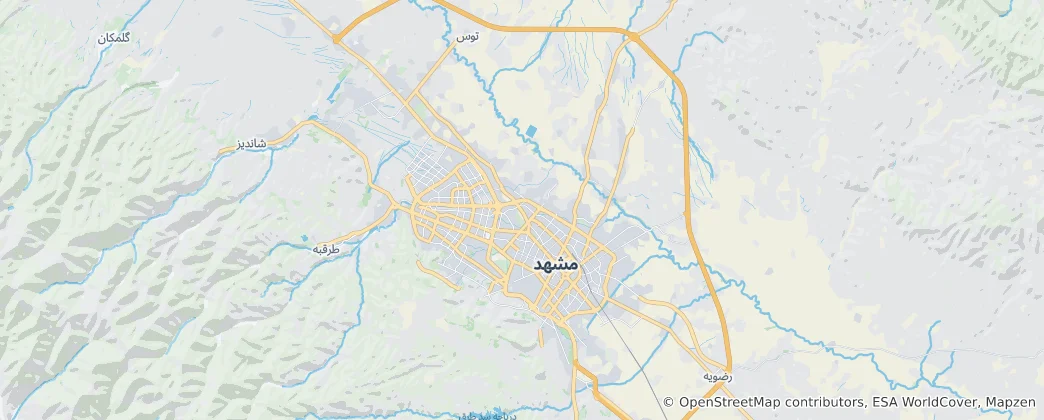 Mashhad 지도