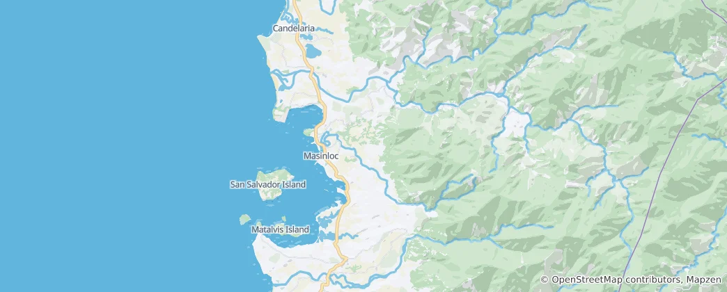 Mappa di Masinloc