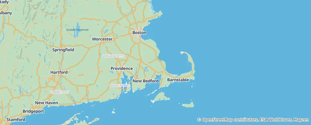 Massachusetts Haritası