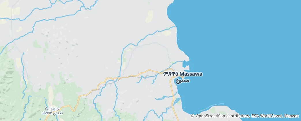 Mappa di Massawa