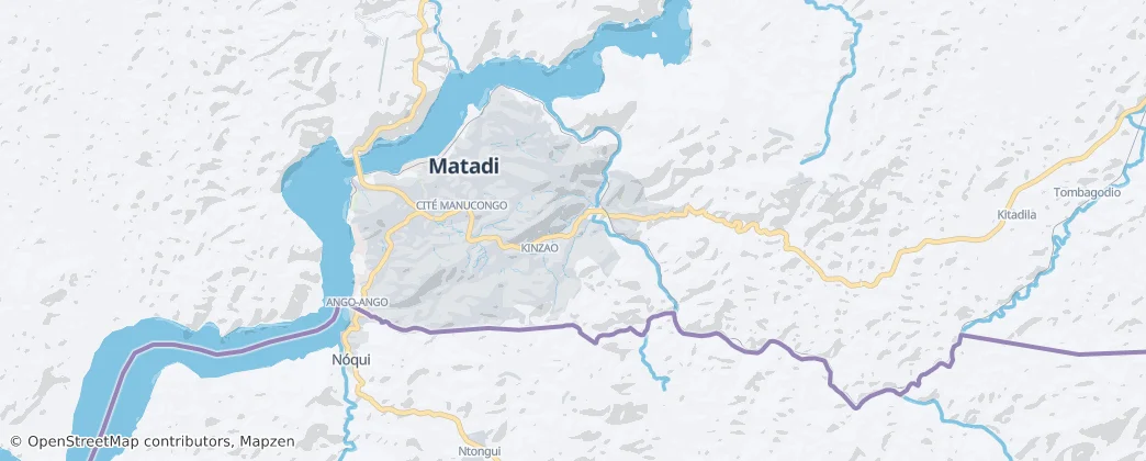 Matadi — Map