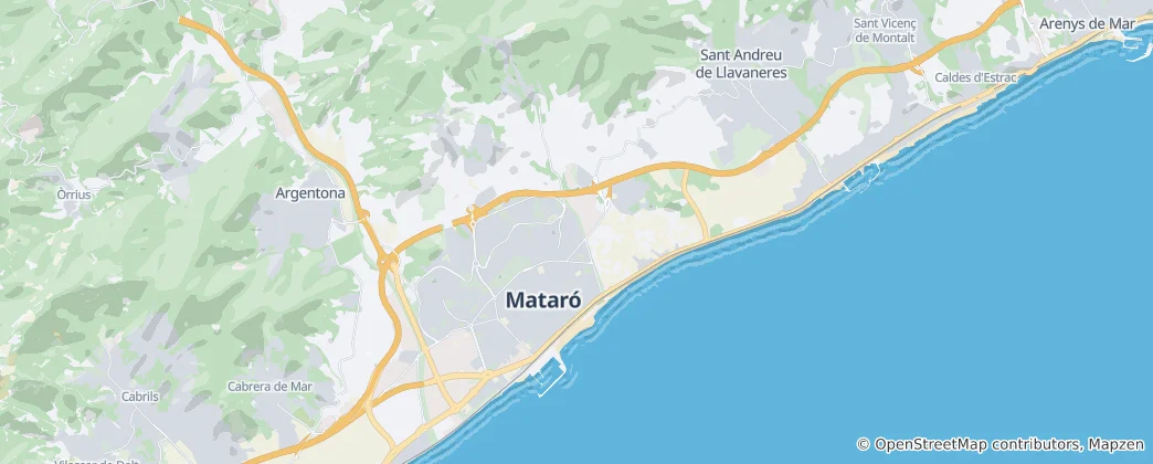 Mapa de Mataró