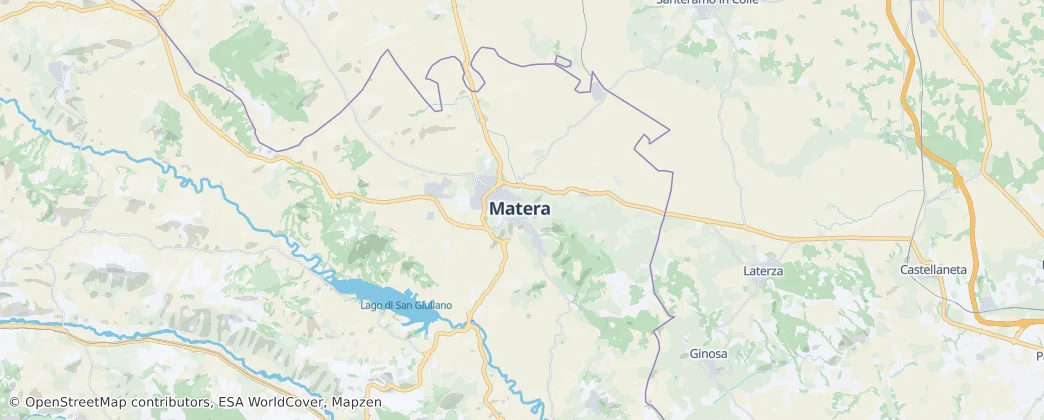 Matera – Mapa