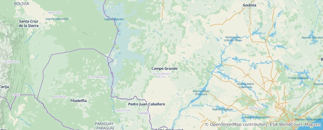Térkép: Mato Grosso do Sul