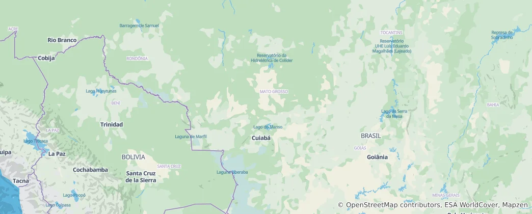 Térkép: Mato Grosso