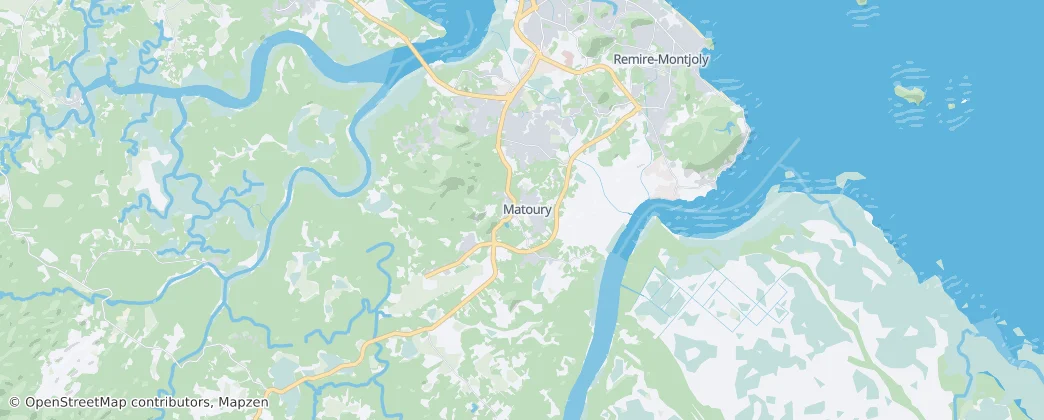 Matoury — Map