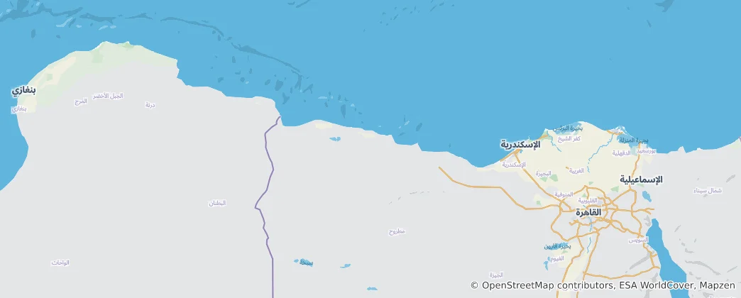 Map of Matruh Governorate