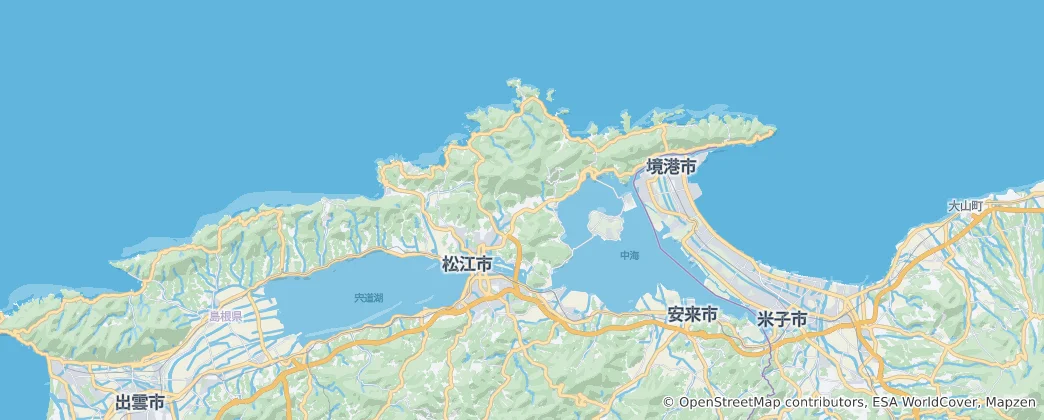 Mappa di Matsue