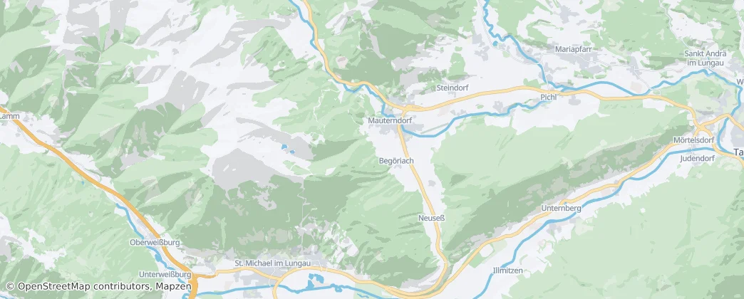 Mauterndorf — mapa