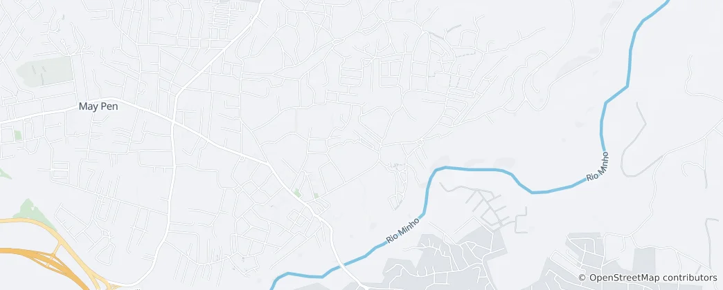 Mapa May Pen Proper